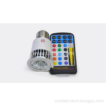 1x5w RGB Remote E27 LED Spotlight (TD-DE27RGB5)